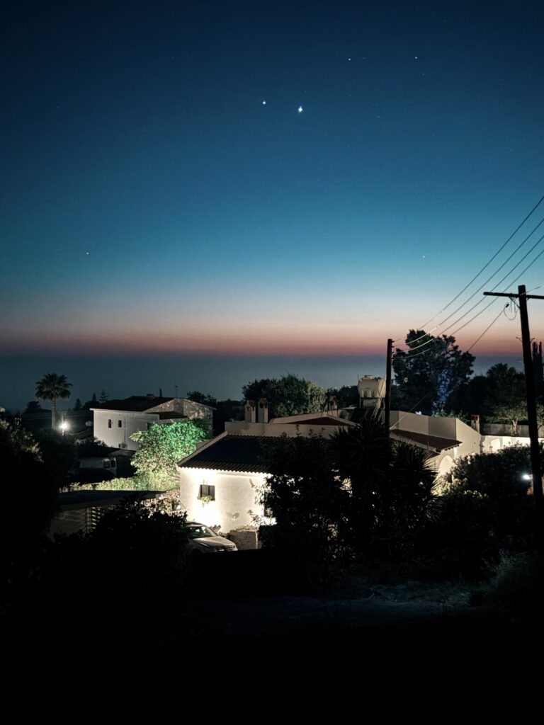 Venus and Jupiter.