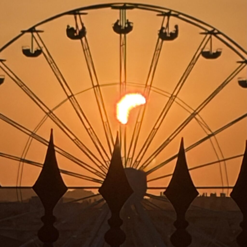 Eclipse from southern France.